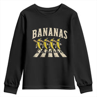 Retro Bananas Parody Youth Sweatshirt Funny Baseball Player Gift