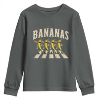 Retro Bananas Parody Youth Sweatshirt Funny Baseball Player Gift