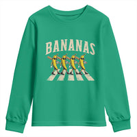 Retro Bananas Parody Youth Sweatshirt Funny Baseball Player Gift