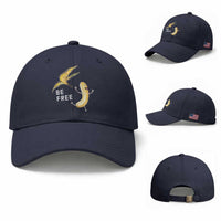 Funny Banana Striptease Be Free Graphic Baseball Cap