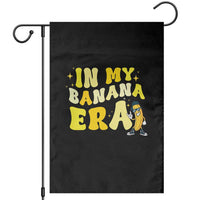 Funny In My Banana Era Graphic Garden Flag Retro Fruit Lover