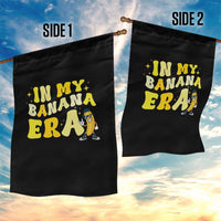 Funny In My Banana Era Graphic Garden Flag Retro Fruit Lover