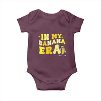 Funny In My Banana Era Graphic Baby Onesie Retro Fruit Lover