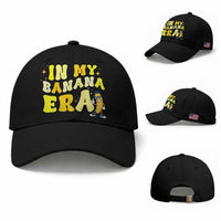 Funny In My Banana Era Graphic Baseball Cap Retro Fruit Lover
