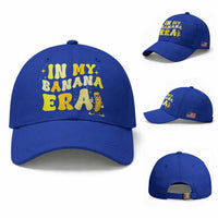 Funny In My Banana Era Graphic Baseball Cap Retro Fruit Lover
