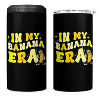 Funny In My Banana Era Graphic 4 in 1 Can Cooler Tumbler Retro Fruit Lover