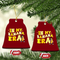Funny In My Banana Era Graphic Ceramic Ornament Retro Fruit Lover