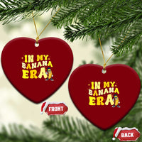 Funny In My Banana Era Graphic Ceramic Ornament Retro Fruit Lover