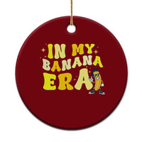 Funny In My Banana Era Graphic Ceramic Ornament Retro Fruit Lover