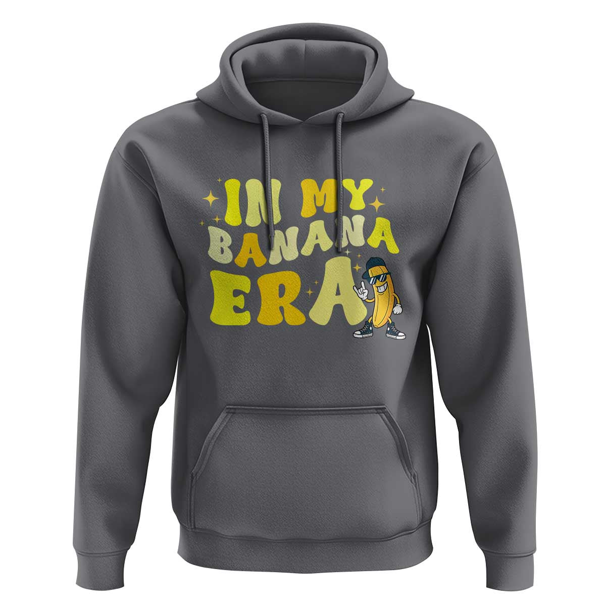 Funny In My Banana Era Graphic Hoodie Retro Fruit Lover