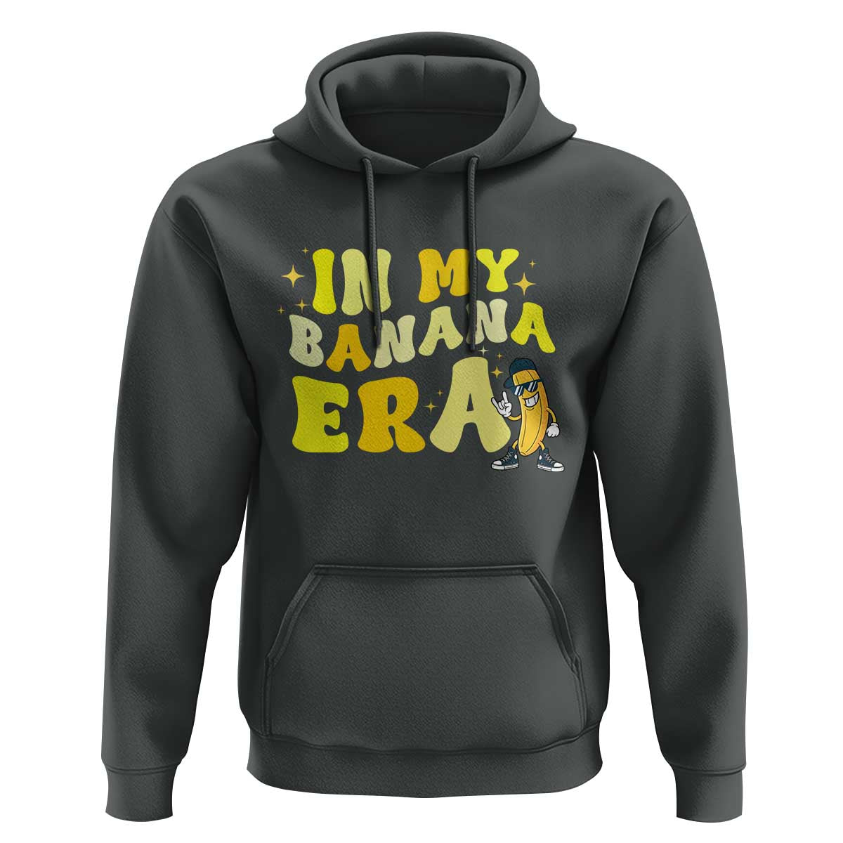 Funny In My Banana Era Graphic Hoodie Retro Fruit Lover