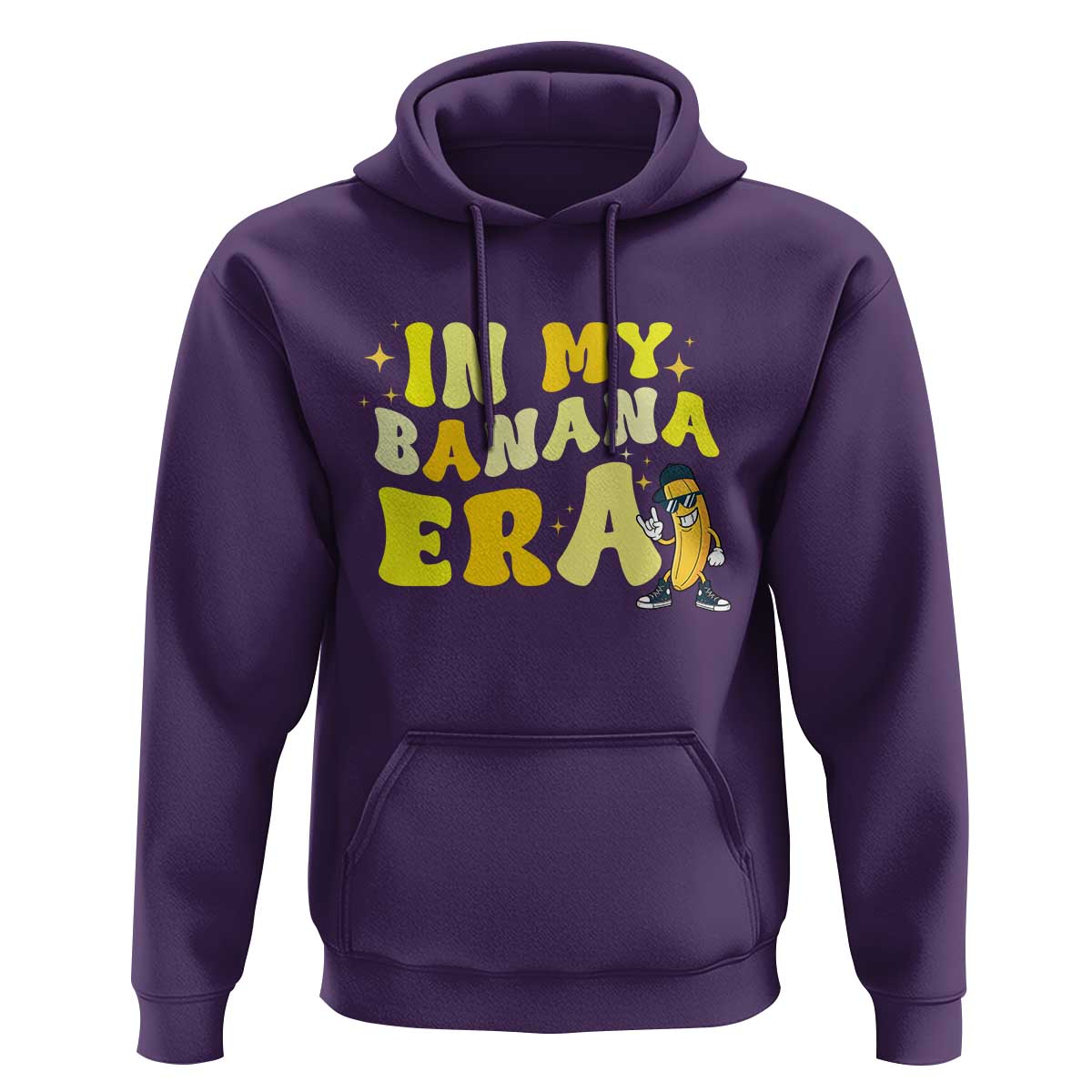 Funny In My Banana Era Graphic Hoodie Retro Fruit Lover
