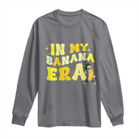 Funny In My Banana Era Graphic Long Sleeve Shirt Retro Fruit Lover