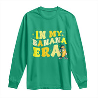 Funny In My Banana Era Graphic Long Sleeve Shirt Retro Fruit Lover