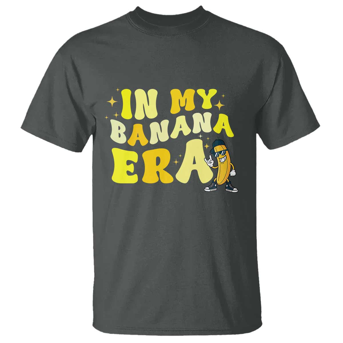Funny In My Banana Era Graphic T Shirt Retro Fruit Lover