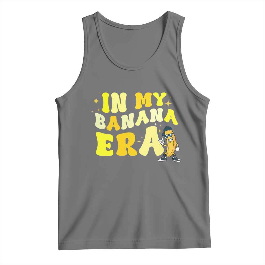 Funny In My Banana Era Graphic Tank Top Retro Fruit Lover