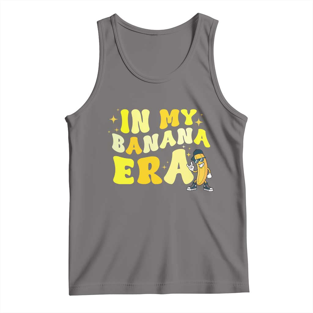 Funny In My Banana Era Graphic Tank Top Retro Fruit Lover