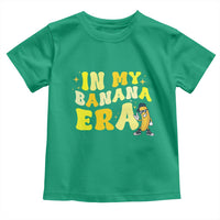 Funny In My Banana Era Graphic Toddler T Shirt Retro Fruit Lover
