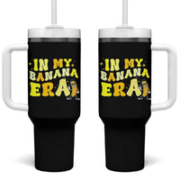 Funny In My Banana Era Graphic Tumbler With Handle Retro Fruit Lover