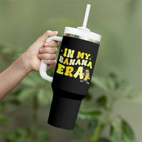 Funny In My Banana Era Graphic Tumbler With Handle Retro Fruit Lover