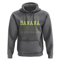 Banana Layered Text Graphic Hoodie Banana Lover Gift