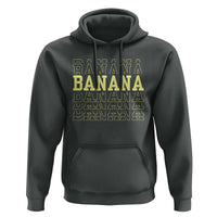 Banana Layered Text Graphic Hoodie Banana Lover Gift