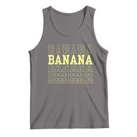 Banana Layered Text Graphic Tank Top Banana Lover Gift