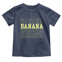 Banana Layered Text Graphic Toddler T Shirt Banana Lover Gift
