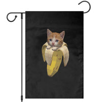 Funny Bananacat Meme Lover Garden Flag Cute Kitty Banana Costume