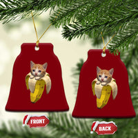 Funny Bananacat Meme Lover Ceramic Ornament Cute Kitty Banana Costume