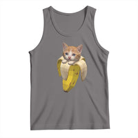 Funny Bananacat Meme Lover Tank Top Cute Kitty Banana Costume