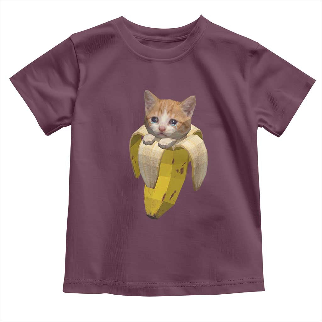 Funny Bananacat Meme Lover Toddler T Shirt Cute Kitty Banana Costume