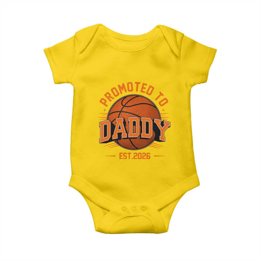 Personalized Basketball Daddy Baby Onesie Custom Number First Time Dad Pregnancy Announcement