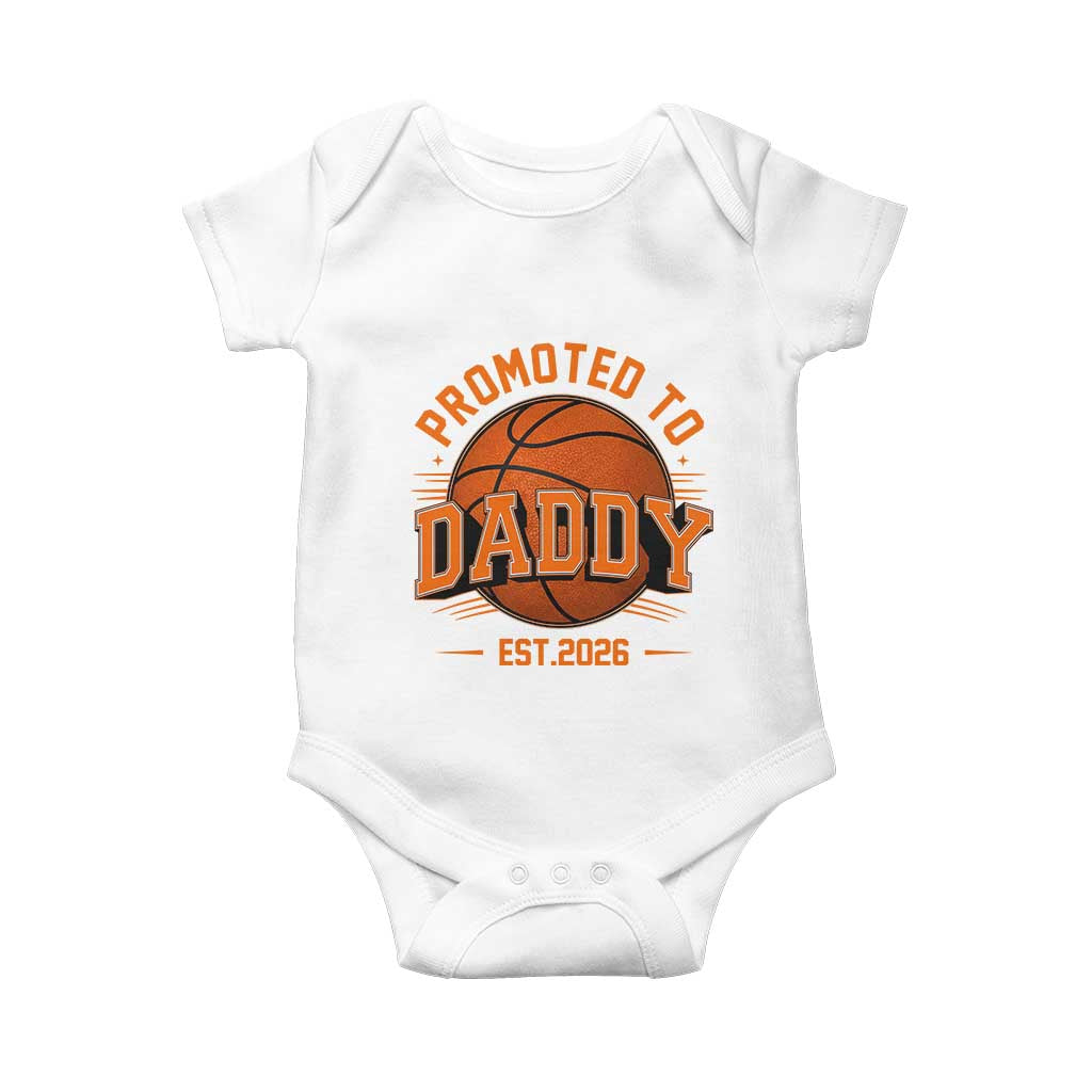 Personalized Basketball Daddy Baby Onesie Custom Number First Time Dad Pregnancy Announcement