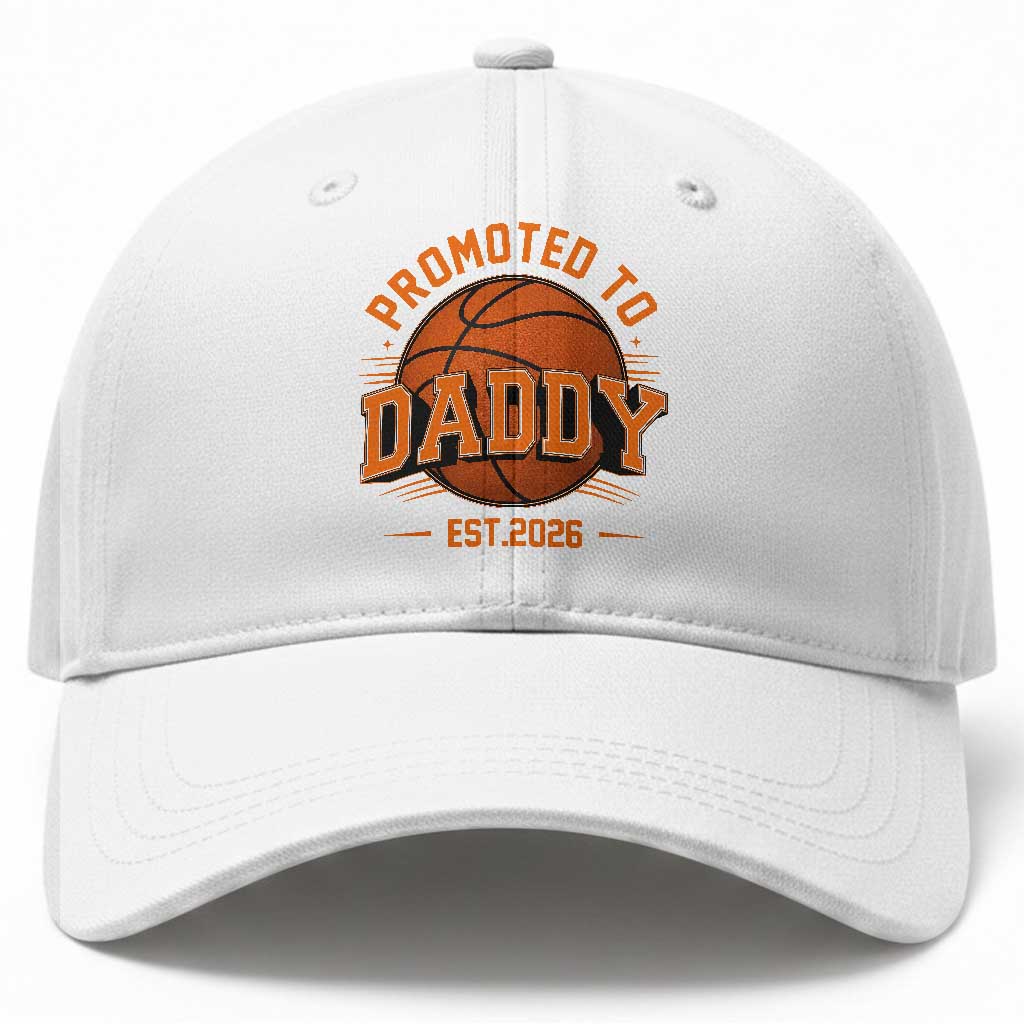 Personalized Basketball Daddy Baseball Cap Custom Number First Time Dad Pregnancy Announcement