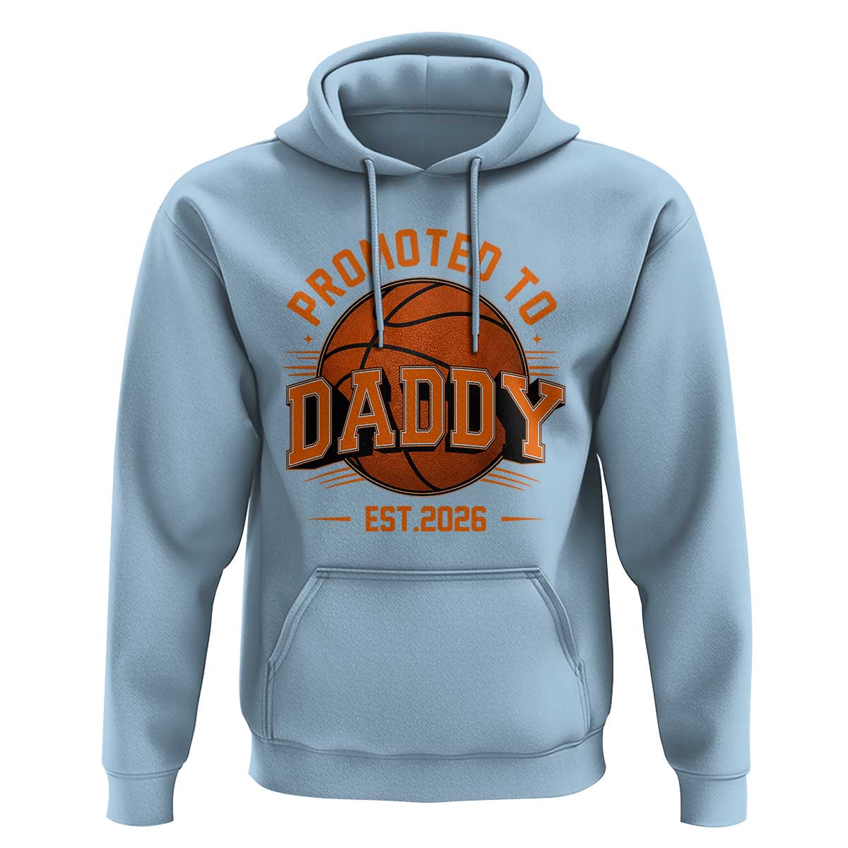 Personalized Basketball Daddy Hoodie Custom Number First Time Dad Pregnancy Announcement