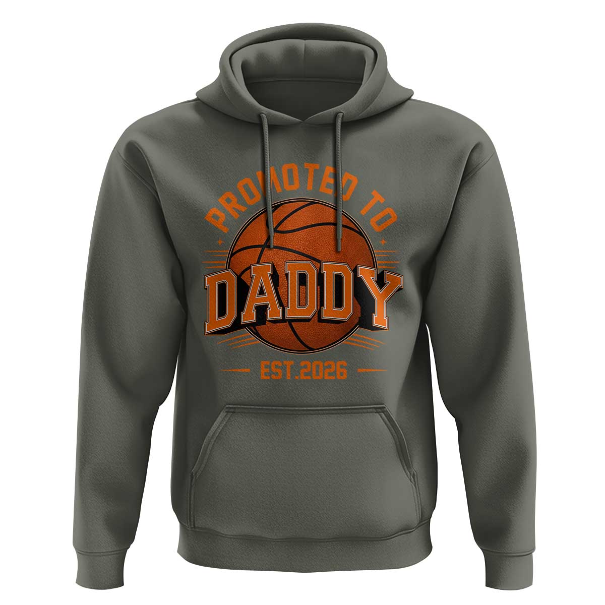 Personalized Basketball Daddy Hoodie Custom Number First Time Dad Pregnancy Announcement