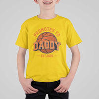 Personalized Basketball Daddy T Shirt For Kid Custom Number First Time Dad Pregnancy Announcement