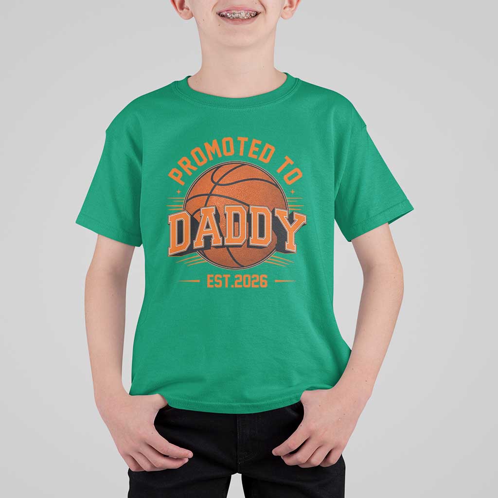Personalized Basketball Daddy T Shirt For Kid Custom Number First Time Dad Pregnancy Announcement