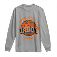 Personalized Basketball Daddy Long Sleeve Shirt Custom Number First Time Dad Pregnancy Announcement