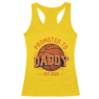 Personalized Basketball Daddy Racerback Tank Top Custom Number First Time Dad Pregnancy Announcement