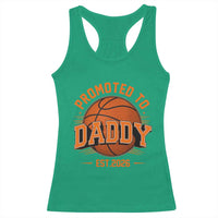 Personalized Basketball Daddy Racerback Tank Top Custom Number First Time Dad Pregnancy Announcement
