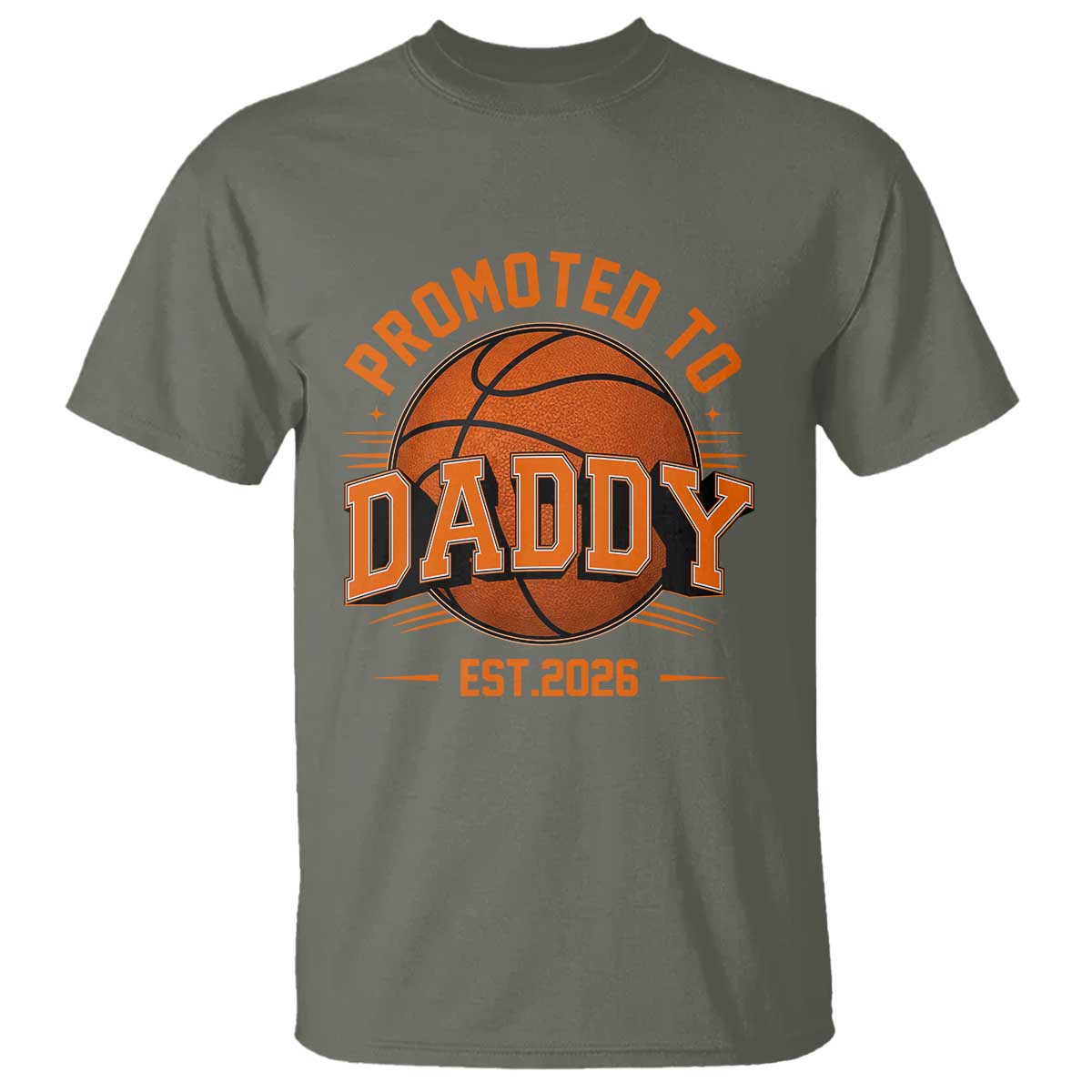 Personalized Basketball Daddy T Shirt Custom Number First Time Dad Pregnancy Announcement