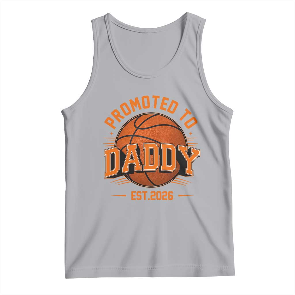 Personalized Basketball Daddy Tank Top Custom Number First Time Dad Pregnancy Announcement