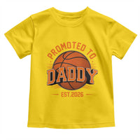 Personalized Basketball Daddy Toddler T Shirt Custom Number First Time Dad Pregnancy Announcement