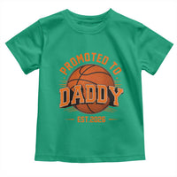 Personalized Basketball Daddy Toddler T Shirt Custom Number First Time Dad Pregnancy Announcement