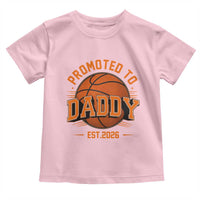 Personalized Basketball Daddy Toddler T Shirt Custom Number First Time Dad Pregnancy Announcement