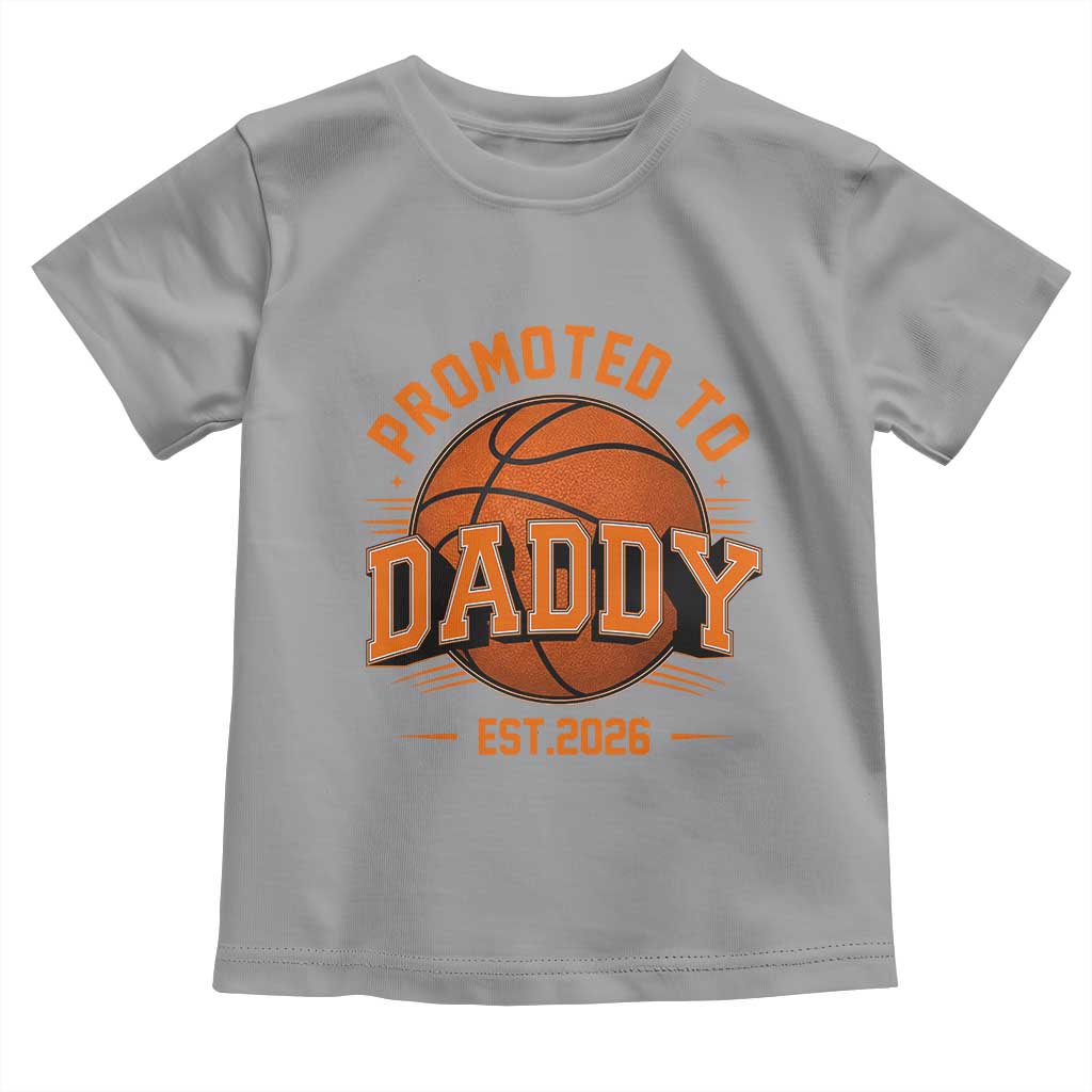 Personalized Basketball Daddy Toddler T Shirt Custom Number First Time Dad Pregnancy Announcement
