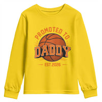 Personalized Basketball Daddy Youth Sweatshirt Custom Number First Time Dad Pregnancy Announcement