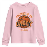 Personalized Basketball Daddy Youth Sweatshirt Custom Number First Time Dad Pregnancy Announcement
